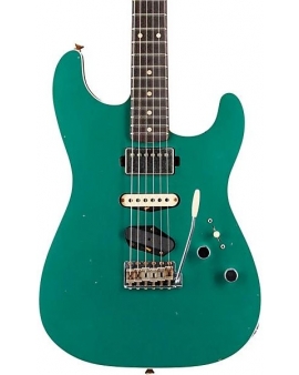Fender Custom Shop Dealer Select Stratocaster HST Journeyman Electric Guitar Aged Sherwood Green Metallic