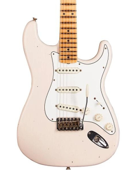 Fender Custom Shop Limited-Edition Tomatillo Stratocaster Special Journeyman Relic Electric Guitar Super Faded Aged Shell Pink