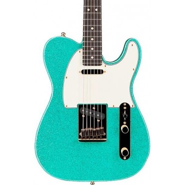 Fender Custom Shop Super Custom Deluxe Telecaster Electric Guitar Sea Foam Sparkle