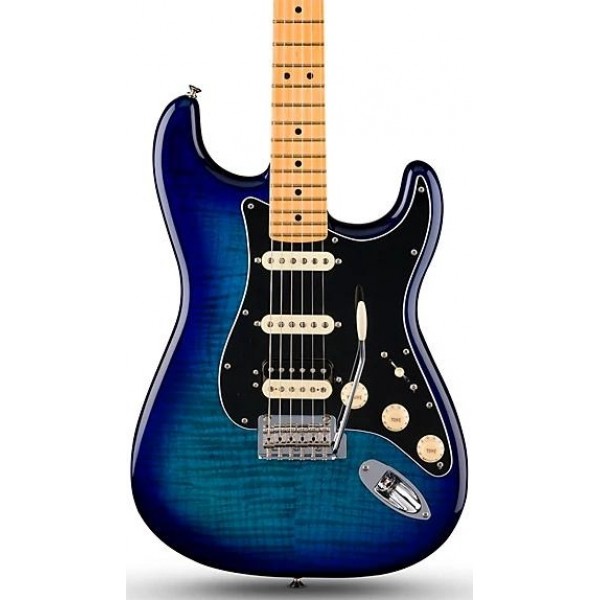 Fender Player II Stratocaster HSS Plus Top Maple Fingerboard Limited-Edition Electric Guitar Blue Burst