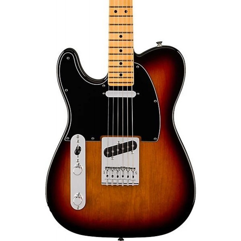 Fender Player II Left-Handed Telecaster electric guitar 3-Color Sunburst maple fingerboard classic tele tone smooth playability