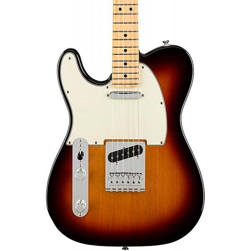 Fender Player Left-Handed Telecaster electric guitar 3-Color Sunburst maple fingerboard smooth playability classic Fender tone