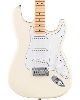 Fender Standard Stratocaster Maple Fingerboard Electric Guitar Olympic White