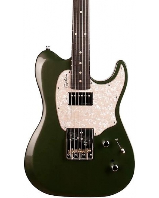 Godin Stadium 59 Desert Green RN Guitar White Pickguard