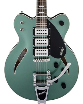 Gretsch Guitars G2627T Streamliner Center Block 3-Pickup Cateye With Bigsby Electric Guitar Georgia Green