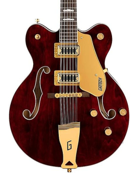 Gretsch Guitars G5422G-12 Electromatic Classic Hollowbody Double-Cut 12-String With Gold Hardware Electric Guitar Walnut Stain