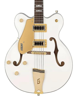 Gretsch Guitars G5422GLH Electromatic Classic Hollowbody Double-Cut With Gold Hardware Left-Handed Electric Guitar Snow Crest White