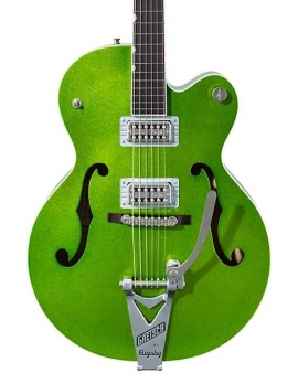 Gretsch Guitars G6120T-HR Brian Setzer Signature Hot Rod Hollowbody With Bigsby Extreme Coolant Green Sparkle