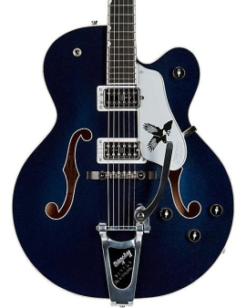 Gretsch Guitars G6136T-RR Rich Robinson Signature Falcon With Bigsby Raven's Breast Blue