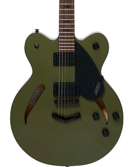 Gretsch Guitars Streamliner Cateye Center Block Black Hardware Limited-Edition Electric Guitar Olive Drab