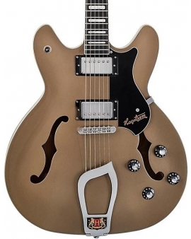 Hagstrom Viking Limited-Edition Semi-Hollow Electric Guitar Desert Haze
