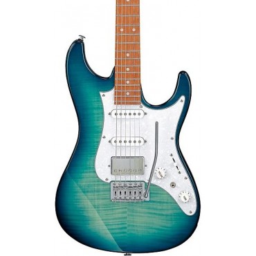 Ibanez AZ22S1 Standard Electric Guitar Transparent Turquoise Burst