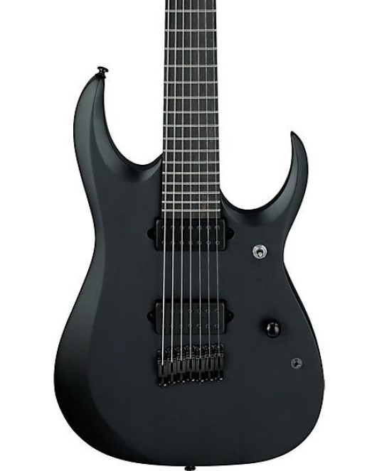 Ibanez RGD Iron Label 7 String Electric Guitar Black Flat Ibanez RGD Iron Label 7 String Electric Guitar Black Flat