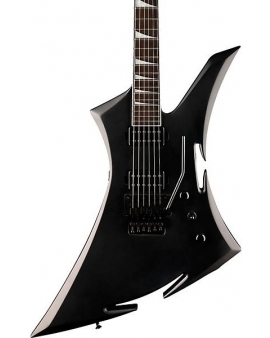 Jackson Concept Series King Kelly KE With Ebony Fingerboard Electric Guitar Black with White Pinstripes