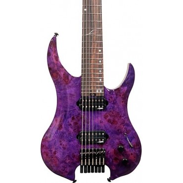 Legator Ghost 7 string Super Shred Series Electric Guitar Magenta Burl