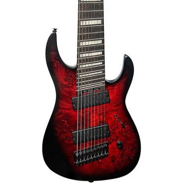 Legator LM-9 Lucas Mann Ninja 9-String Multi-Scale Signature Electric Guitar Midnight Wine