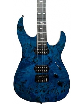 Legator Ninja 6 String Super Shred Series Electric Guitar Blue Burl