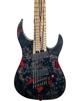 Legator Ninja 8-String Multi-Scale X Series Electric Guitar Black Widow