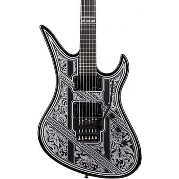 Schecter Guitar Research Avenger FR Przym Palladium Electric Guitar Gloss Black