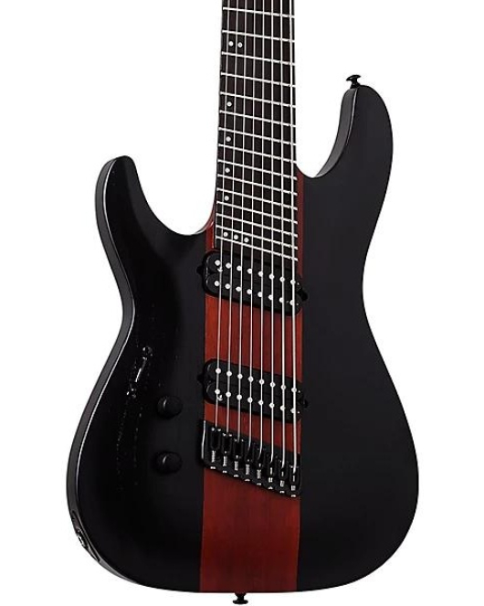 Schecter C-8 Multiscale Left Hand 8 String Guitar