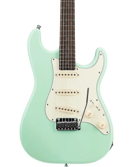 Schecter Guitar Research Custom Shop Nick Johnston Traditional Electric Guitar Atomic Green Mint Green Pickguard