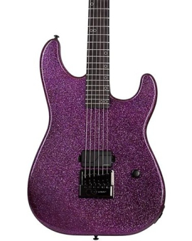 Schecter Guitar Research Danskimo-6 Electric Guitar Purple Sparkle
