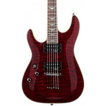 Schecter Guitar Research Omen Extreme-6 Left-Handed Electric Guitar Black Cherry