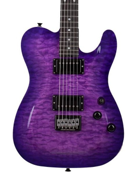 Schecter Guitar Research PT Classic Electric Guitar Purple Burst