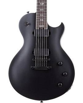 Schecter Guitar Research Solo-II SLS Elite Evil Twin Electric Guitar Satin Black