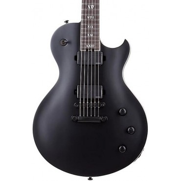 Schecter Guitar Research Solo-II SLS Elite Evil Twin Electric Guitar Satin Black