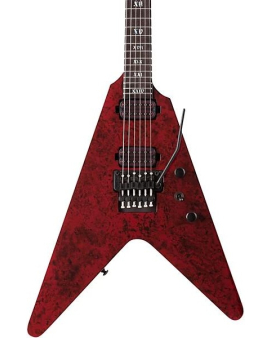 Schecter Guitar Research V-1 FR Apocalypse Electric Guitar Red Reign