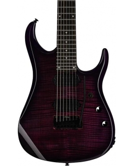 Sterling by Music Man JP157 with DiMarzio Pickups 7-String Electric Guitar Purple Nebula