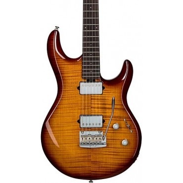 Sterling by Music Man Luke Flame Maple Electric Guitar Hazel Burst