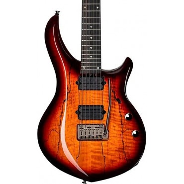 Sterling by Music Man Majesty with DiMarzio Pickups Electric Guitar Blood Orange Burst