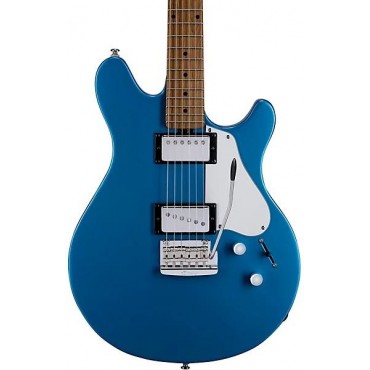 Sterling by Music Man Valentine Trem Electric Guitar Toluca Lake Blue