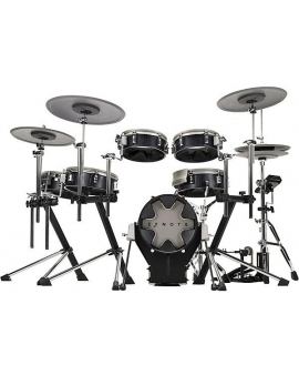 EFNOTE 3X Acoustic Designed Electronic Drum Set Black Oak Wrap