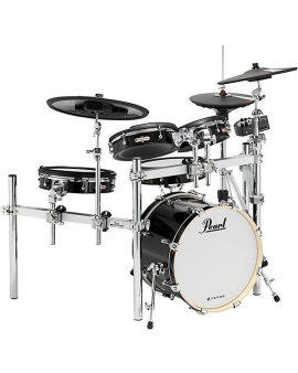 Pearl e/MERGE e/HYBRID Electronic Drum Set Powered by KORG Jet Black