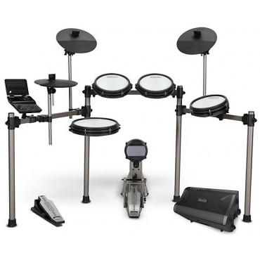 Simmons Titan 50 Electronic Drum Kit With Mesh Pads, Bluetooth and DA2112 Drum Amp