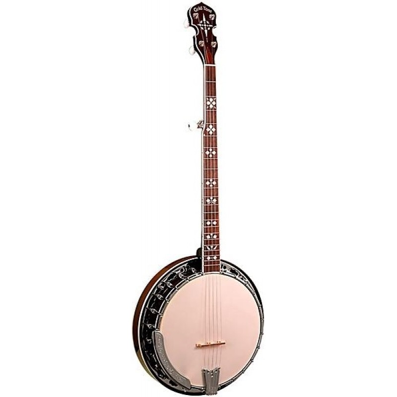 Gold Tone BG 150F left handed bluegrass banjo vintage brown resonator banjo with flange bright tone for bluegrass music