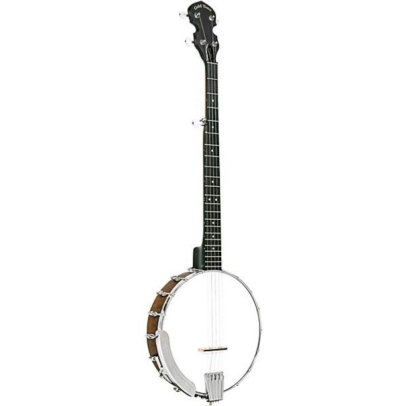 Gold Tone CC 50 Cripple Creek banjo vintage brown open back banjo for folk, bluegrass, and beginner music players