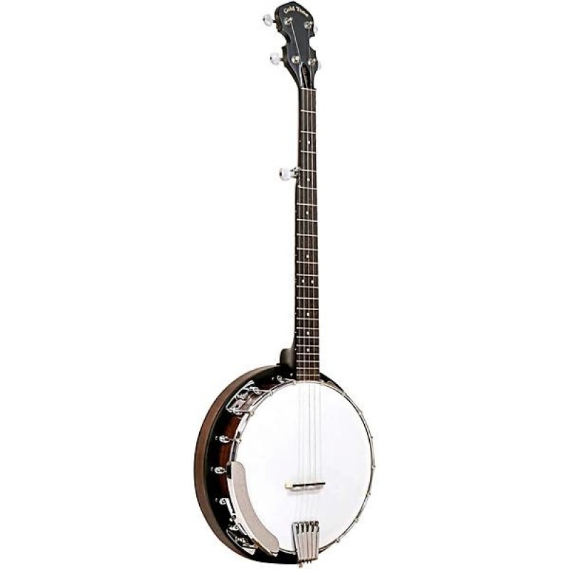 Gold Tone CC BG Cripple Creek banjo vintage brown bluegrass starter pack resonator banjo for beginner folk and country music