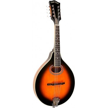 Gold Tone Left-Handed A-Style Mandolin with Pickup Vintage Sunburst