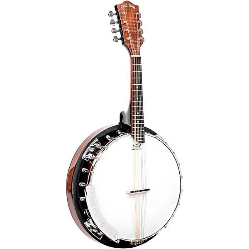 Gold Tone MB-850+ mandolin banjo vintage brown musical instrument for folk bluegrass and stage players
