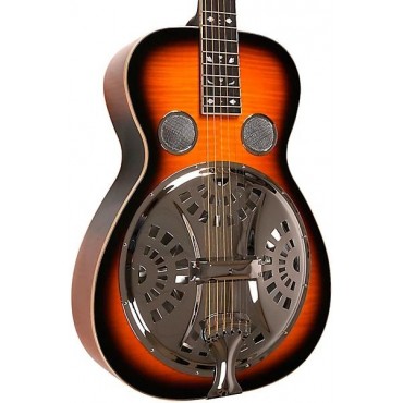 Gold Tone PBR-D Mastertone Paul Beard Signature Series Roundneck Deluxe Resonator Guitar Tobacco Sunburst