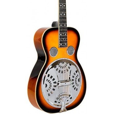 Gold Tone PBR-D Paul Beard Signature Series Left-Handed Roundneck Resonator Guitar Deluxe Tobacco Sunburst Tobacco Sunburst