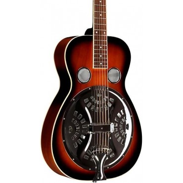 Gold Tone PBR/L Paul Beard Signature Series Roundneck Left-Handed Resonator Guitar Tobacco Sunburst