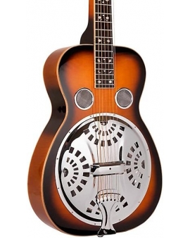 Gold Tone PBS-D Paul Beard Signature Series Squareneck Deluxe Resonator Guitar Tobacco Sunburst
