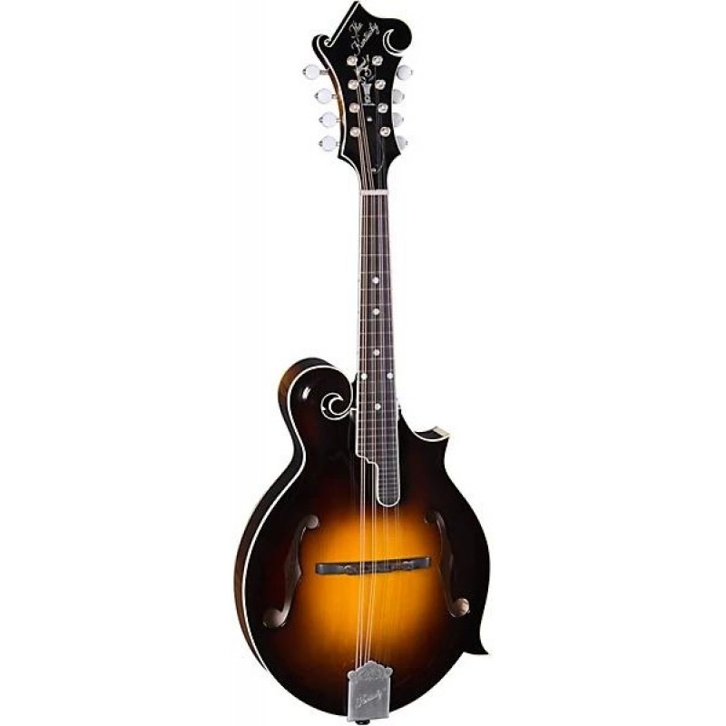 Kentucky KM 1000 Master F Style mandolin vintage sunburst carved spruce top flamed maple body ebony fingerboard bluegrass mandolin