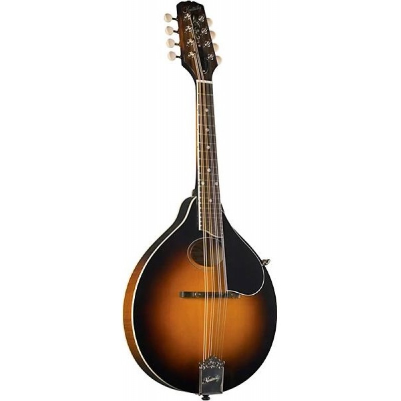 Kentucky KM 270 Deluxe oval hole A Style mandolin vintage sunburst solid spruce top maple body rosewood fingerboard folk mandolin