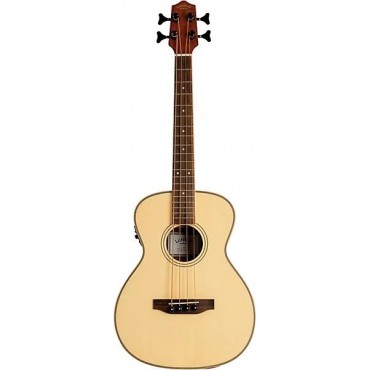 Lanikai Solid Spruce Top Acoustic-Electric Bass Ukulele Natural